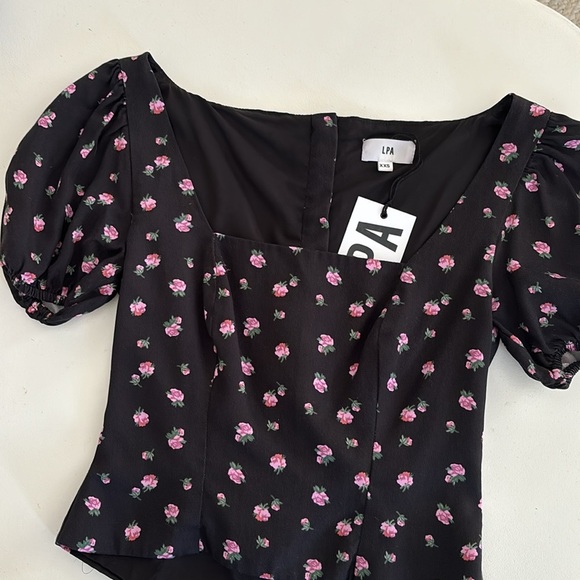 New LPA Arianna Top in Sheila Floral size XXS - Picture 3 of 6